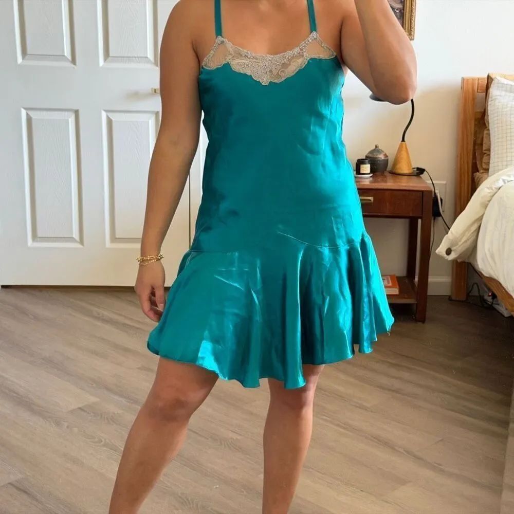 Victoria’s Secret gold label slip dress